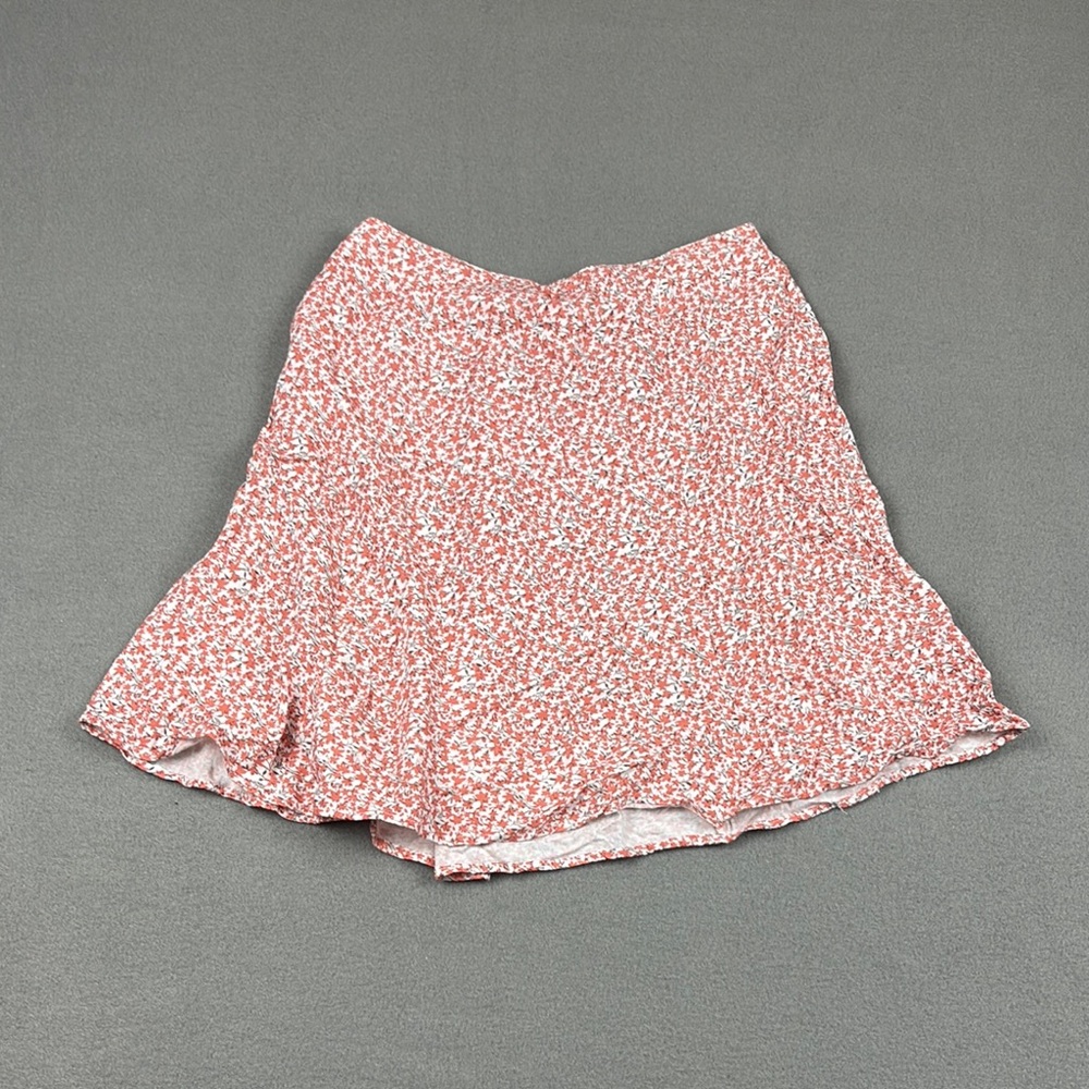 JAPNA Floral Pink & White Skirt Size Small